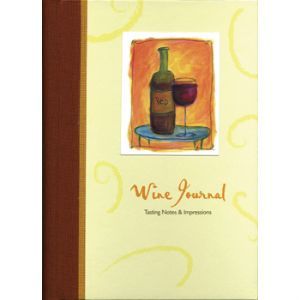 Wine Journal Tasting Notes & Impressions with Label Removers, Contemporary