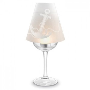 Wine LampShade - Anchor