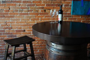 Wine Barrel Table