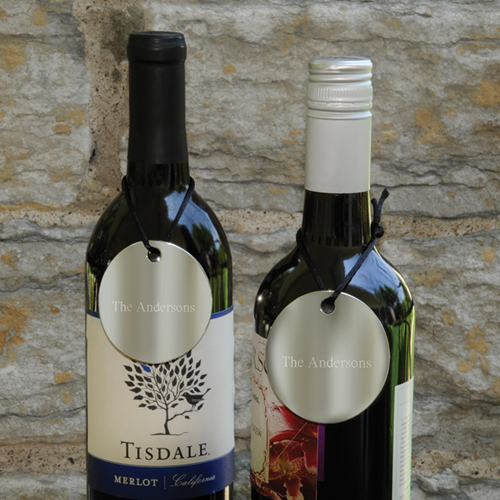 Wine Bottle Tags, Corporate Christmas Gifts