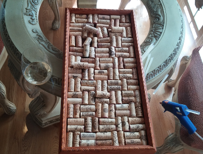 Wine Cork Board Cork Placement