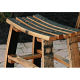 Wine Stave Bar Stool in Golden Oak Finish