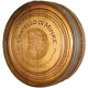 Barrel Head Carving Sign, Golden Oak