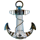 Nautical Anchor Wine Gift for Cork Collectors