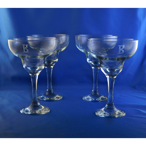 Engraved Personalized Martini Cosmopolitan Glasses Set of 2 M8 