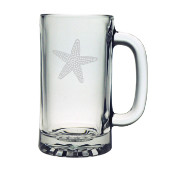 Starfish Pub Beer Mugs, 16oz,  S/4