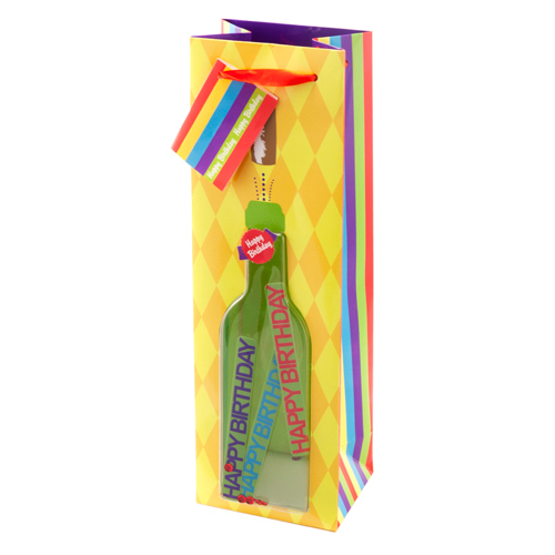 Happy Birthday Window Bag