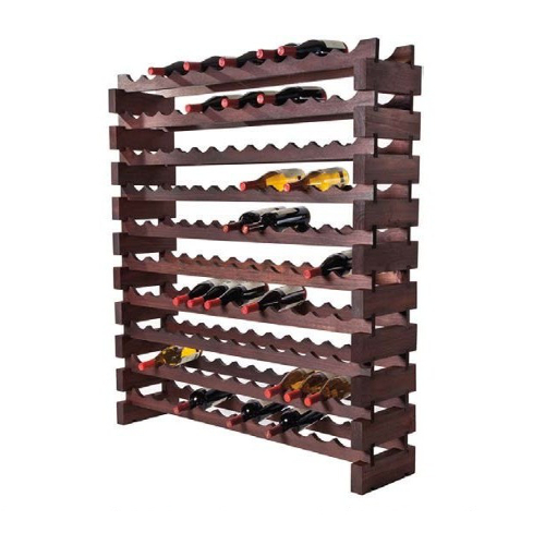 120 Bottle Modular Wine Rack - Stained