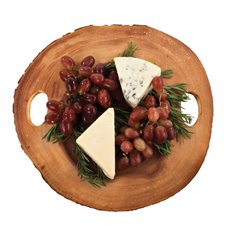 Rustic Farmhouse Acacia Wood Cheese Board by Twine