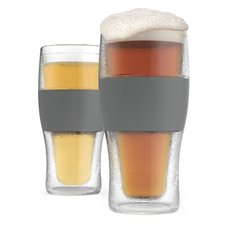 Freeze  Cooling Pint Glasses (Set Of 2) By Host