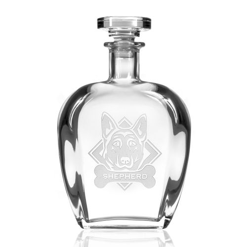 WOOF! German Shepard Decanter 23 oz