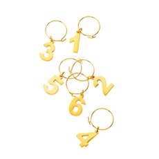 Belmont Gold Plated Wine Charms by Viski