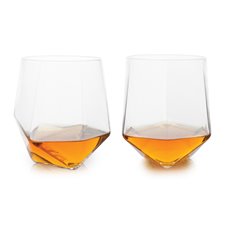 Seneca Faceted Crystal Tumblers (Set Of 2)