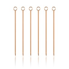 Summit Copper Cocktail Pick Set By Viski (Set of 6)