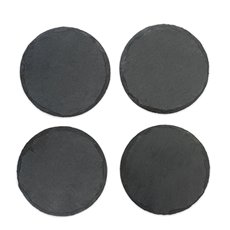 Country Home: Circle Slate Coasters by Twine
