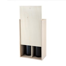 Marketplace: 2 Bottle Paulownia Wood Wine Box by Twine