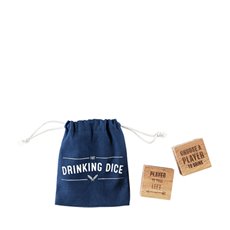 Wood Drinking Dice Set By Foster And Rye (Set of 2)