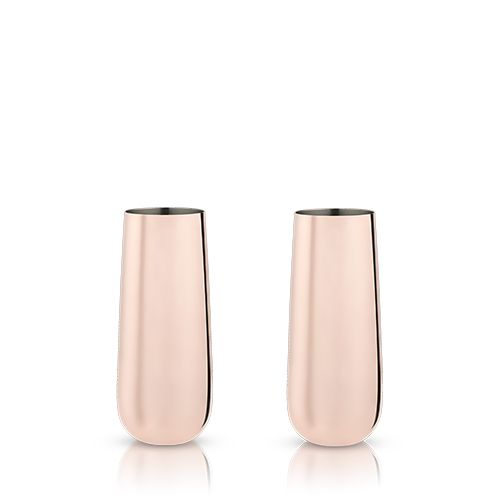 Summit: Stemless Copper Champagne Flute
