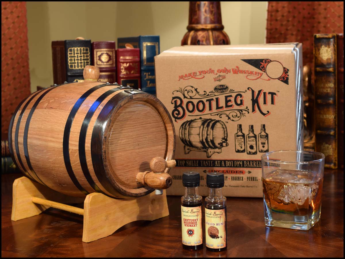 Irish Whiskey Making Bootleg Barrel Kit