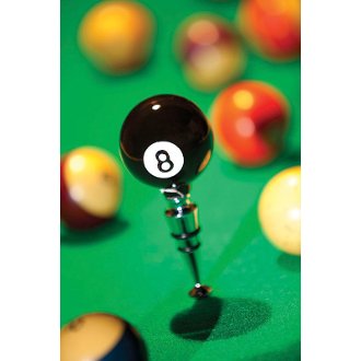 8 Ball Wine Bottle Stopper