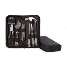 8 Piece Tool Set in Zippered Black Canvas Case Set