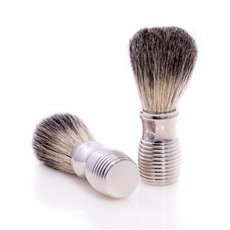 Pure Badger Shaving Brush with Chrome Handle