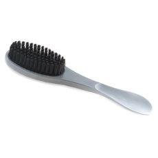 Brushed Aluminum Clothes and Lint Brush with Shoe Horn