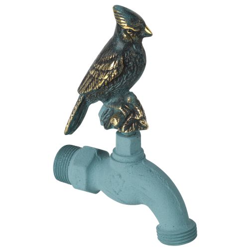 Cardinal Faucet-Verdigris, Brass