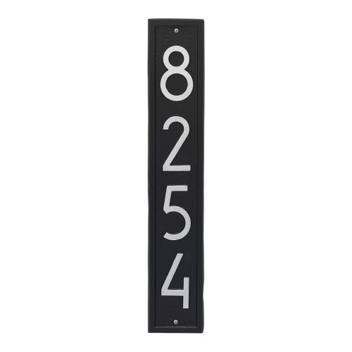 Vertical Modern Personalized Wall Plaque , Oil Rubbed Bronze
