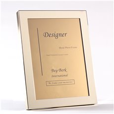 Brass 5x7 Picture Frame with Easel Back