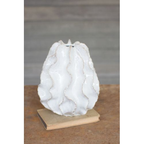 Ceramic Ruffle Vase - Small