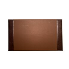 Brown Croco Leather 20x34 Desk Pad