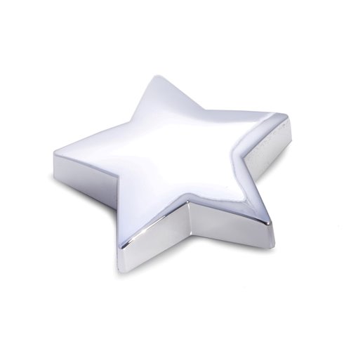 Silver Plated Star Paper Weight