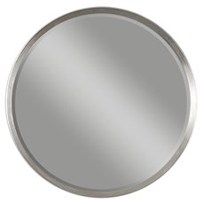 Uttermost Serenza Round Silver Mirror
