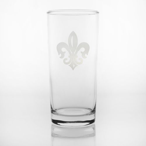Grand Fleur De Lis Cooler Glasses, Set of 4