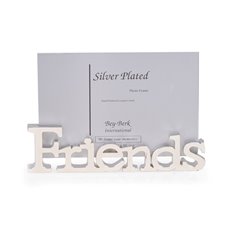 Silver Plated 4x6 Friends Picture Frame