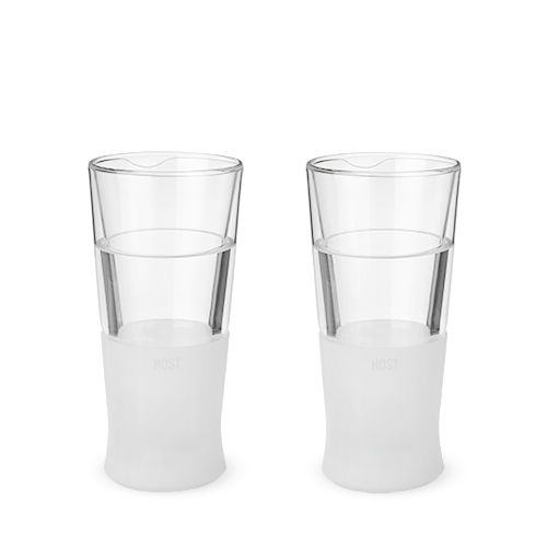 Glass FREEZE Beer Glass (set of two) by HOST