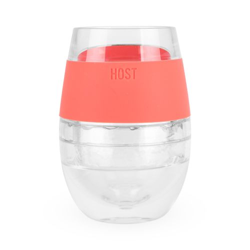 Wine FREEZE Cooling Cup in Coral (1 pack) by HOST