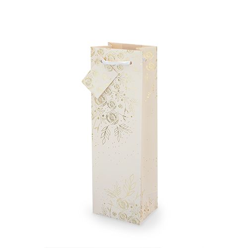 Floral Lace Single-bottle Wine Bag by Cakewalk