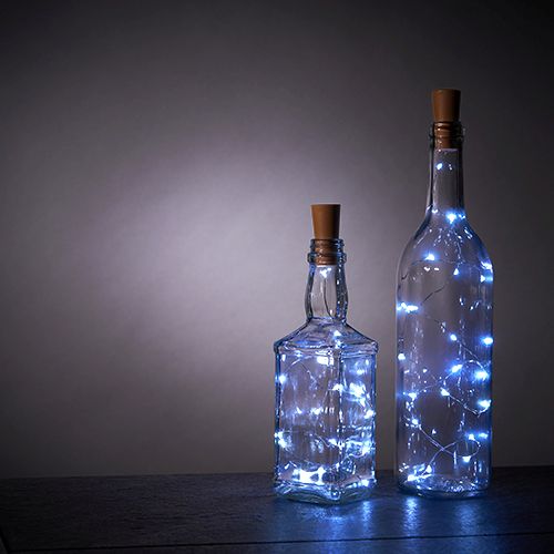 Cool White Bottle String Lights - Set of 2 by True