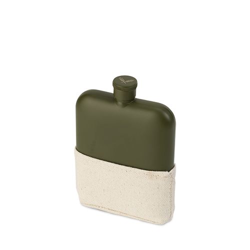 Matte Army Green Flask by Foster & Rye