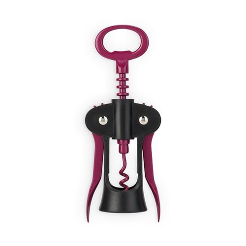 Flyboy Winged Corkscrew in Berry & Black by True