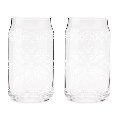 Nordic Knit Pint Glass Set by Foster & Rye