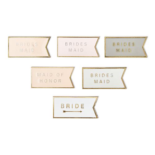 Bridal Party Wine Charm Set by Twine