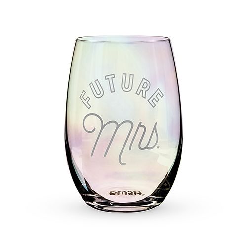 Future Mrs. Stemless Glass by Blush