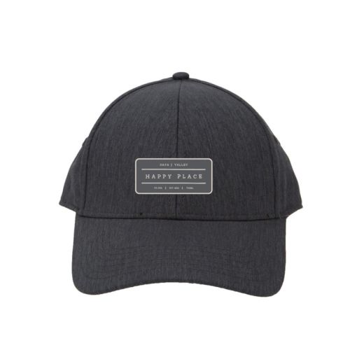 Heather Linen Charcoal, Napa Happy Place Cap