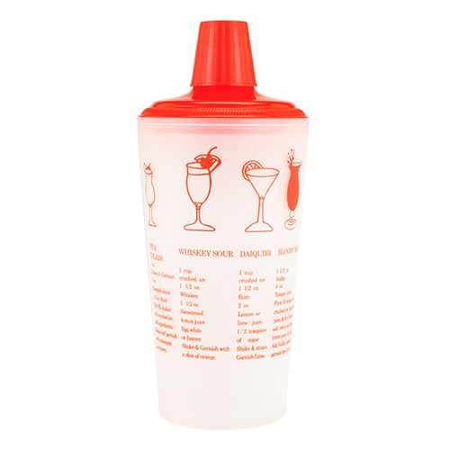 30 oz. Red Recipe Shaker