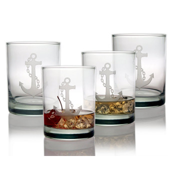 Anchor on the Rock Glasses (set of 4)