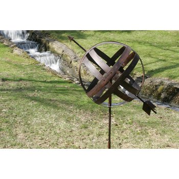 Barrel Ring Armillary Garden Decor