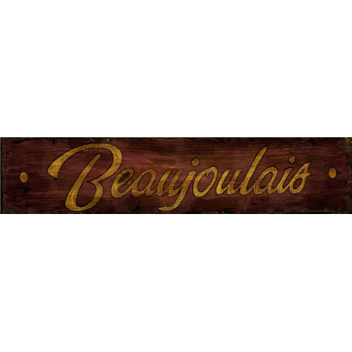 Personalized Beaujolais Wine Sign
